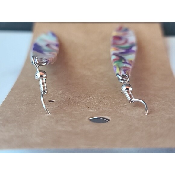 Polymer Clay Dangling Earrings New - Picture 7 of 10